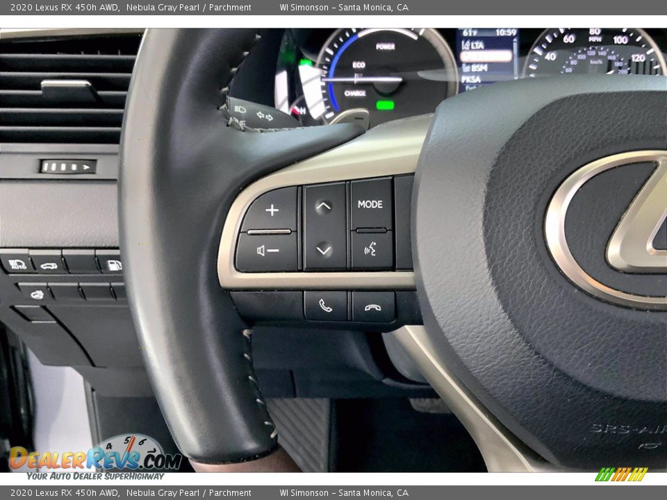 2020 Lexus RX 450h AWD Steering Wheel Photo #21