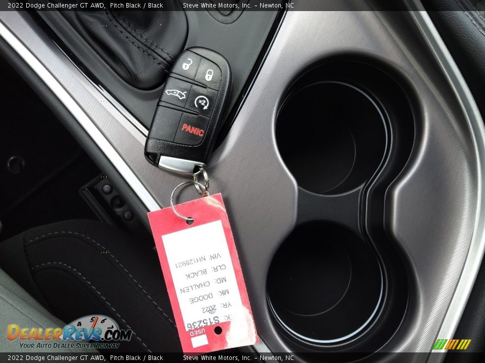 2022 Dodge Challenger GT AWD Pitch Black / Black Photo #27