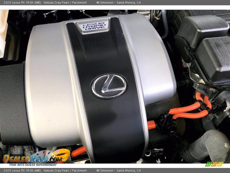 2020 Lexus RX 450h AWD 3.5 Liter DOHC 24-Valve VVT-i V6 Gasoline/Electric Hybrid Engine Photo #32