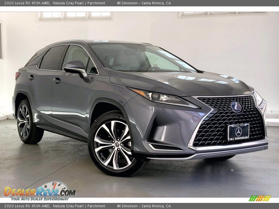 Front 3/4 View of 2020 Lexus RX 450h AWD Photo #34