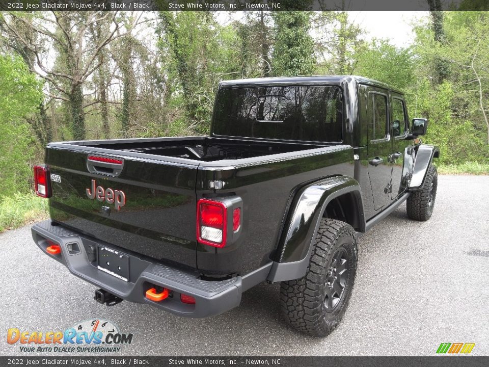 2022 Jeep Gladiator Mojave 4x4 Black / Black Photo #6