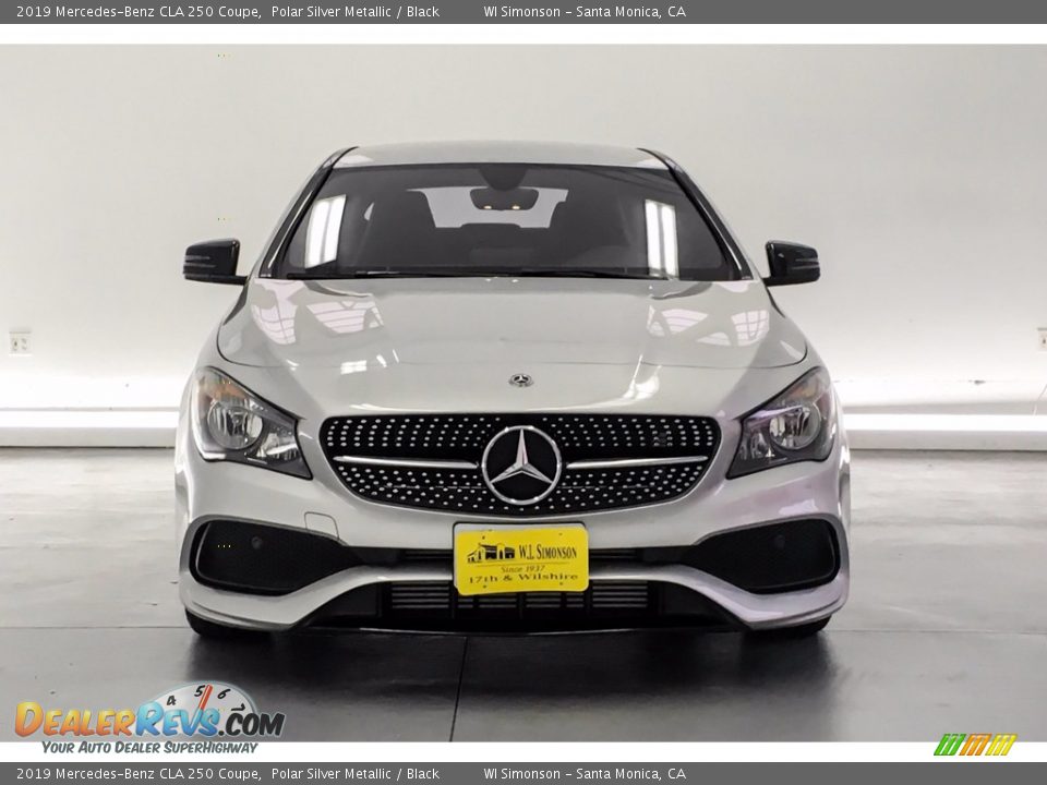 2019 Mercedes-Benz CLA 250 Coupe Polar Silver Metallic / Black Photo #2