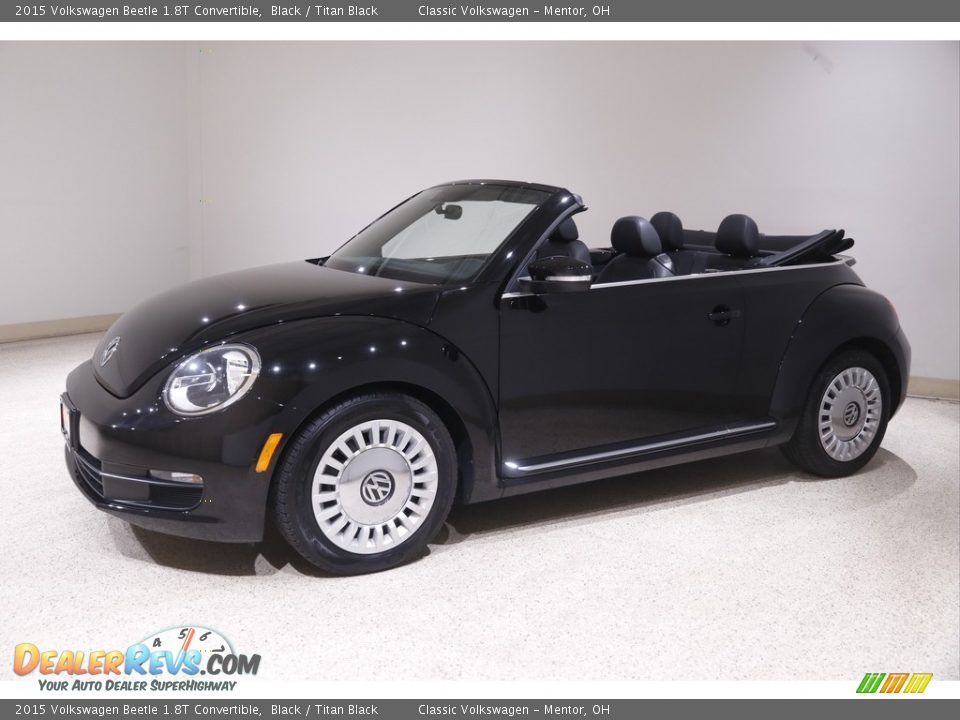 Black 2015 Volkswagen Beetle 1.8T Convertible Photo #4