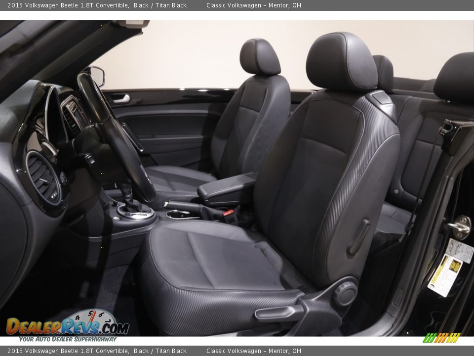 Front Seat of 2015 Volkswagen Beetle 1.8T Convertible Photo #6