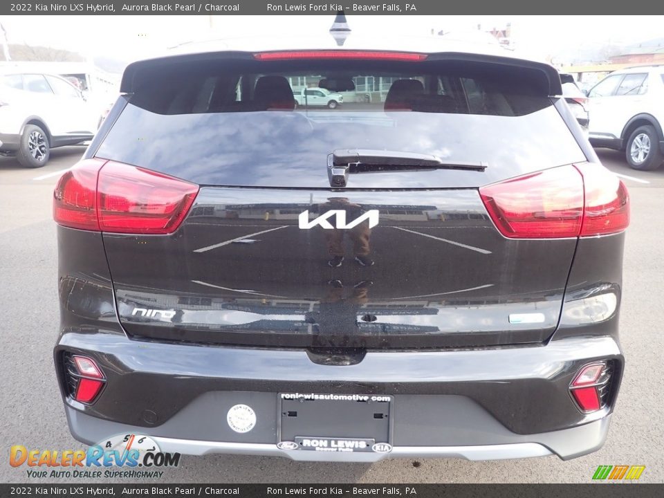 2022 Kia Niro LXS Hybrid Aurora Black Pearl / Charcoal Photo #7