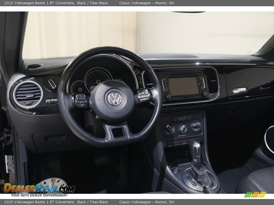 Dashboard of 2015 Volkswagen Beetle 1.8T Convertible Photo #7