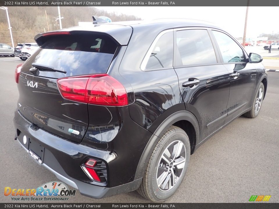2022 Kia Niro LXS Hybrid Aurora Black Pearl / Charcoal Photo #8