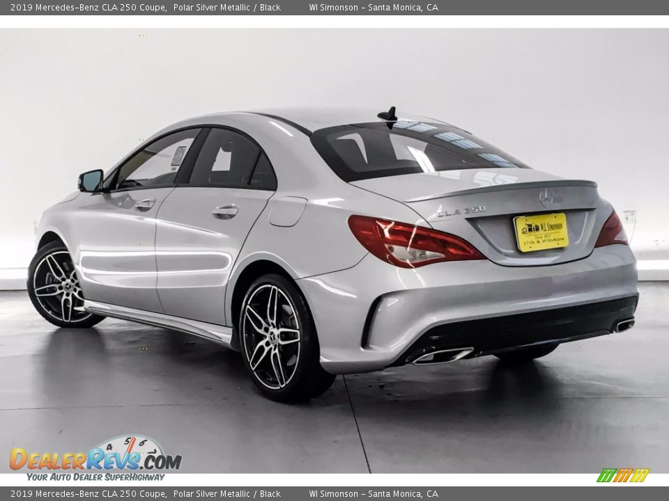 2019 Mercedes-Benz CLA 250 Coupe Polar Silver Metallic / Black Photo #10