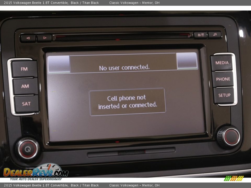 2015 Volkswagen Beetle 1.8T Convertible Black / Titan Black Photo #12