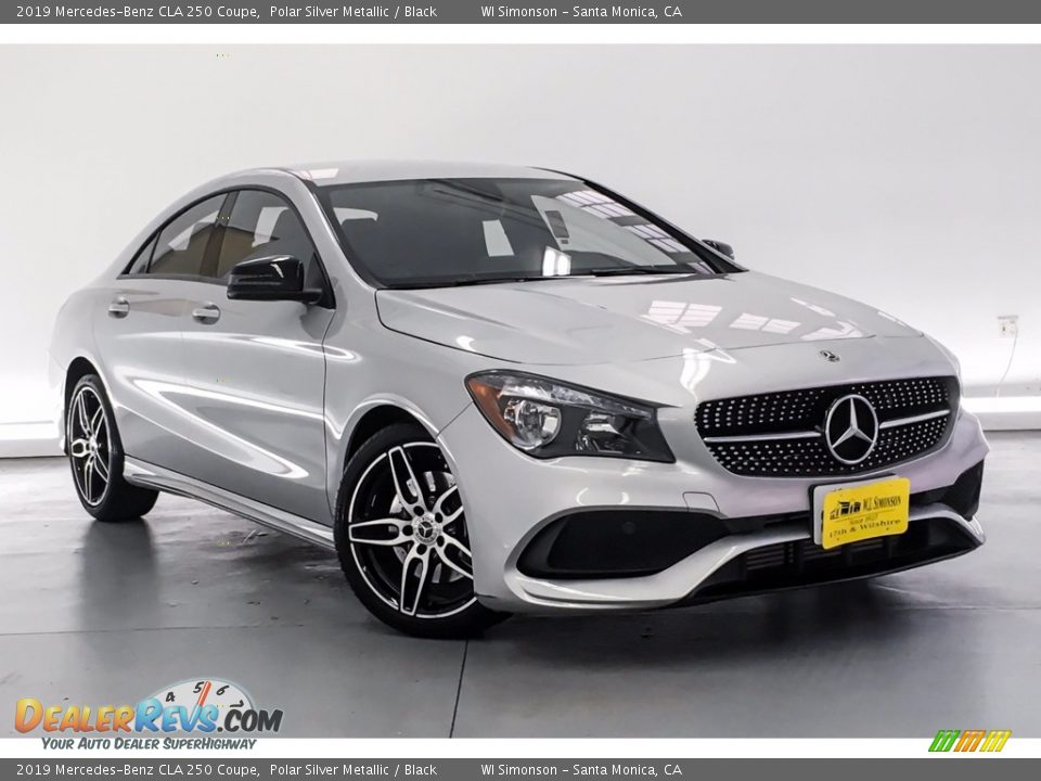 2019 Mercedes-Benz CLA 250 Coupe Polar Silver Metallic / Black Photo #14