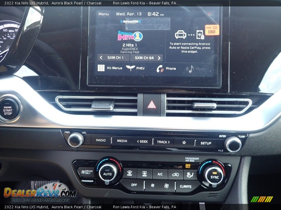 2022 Kia Niro LXS Hybrid Aurora Black Pearl / Charcoal Photo #16