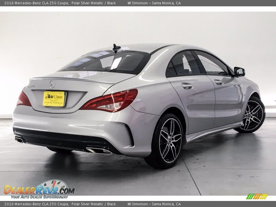 2019 Mercedes-Benz CLA 250 Coupe Polar Silver Metallic / Black Photo #16