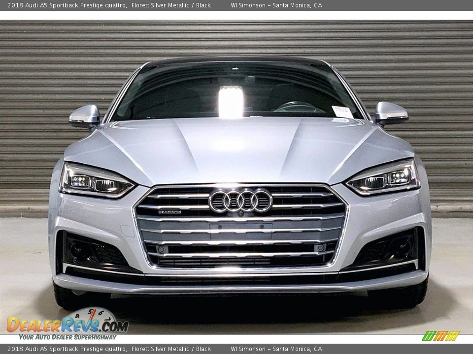 2018 Audi A5 Sportback Prestige quattro Florett Silver Metallic / Black Photo #2