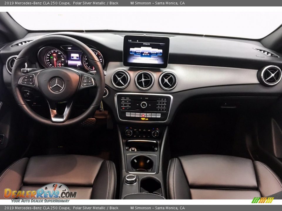 2019 Mercedes-Benz CLA 250 Coupe Polar Silver Metallic / Black Photo #18