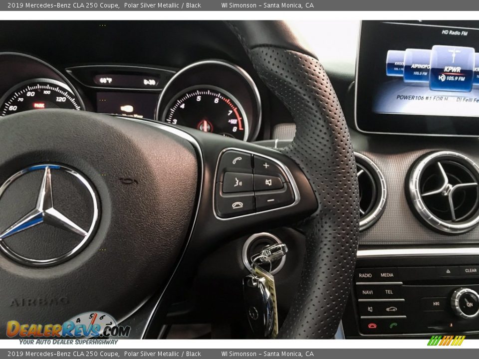 2019 Mercedes-Benz CLA 250 Coupe Polar Silver Metallic / Black Photo #20