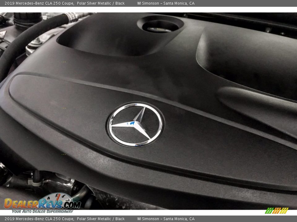2019 Mercedes-Benz CLA 250 Coupe Polar Silver Metallic / Black Photo #30
