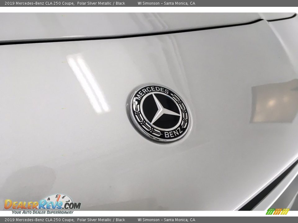2019 Mercedes-Benz CLA 250 Coupe Polar Silver Metallic / Black Photo #32