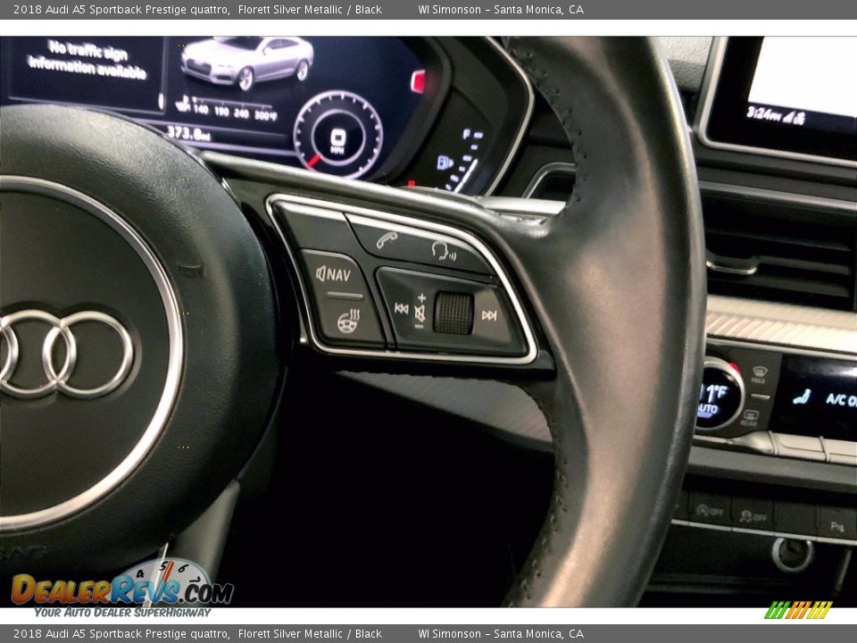 2018 Audi A5 Sportback Prestige quattro Steering Wheel Photo #22