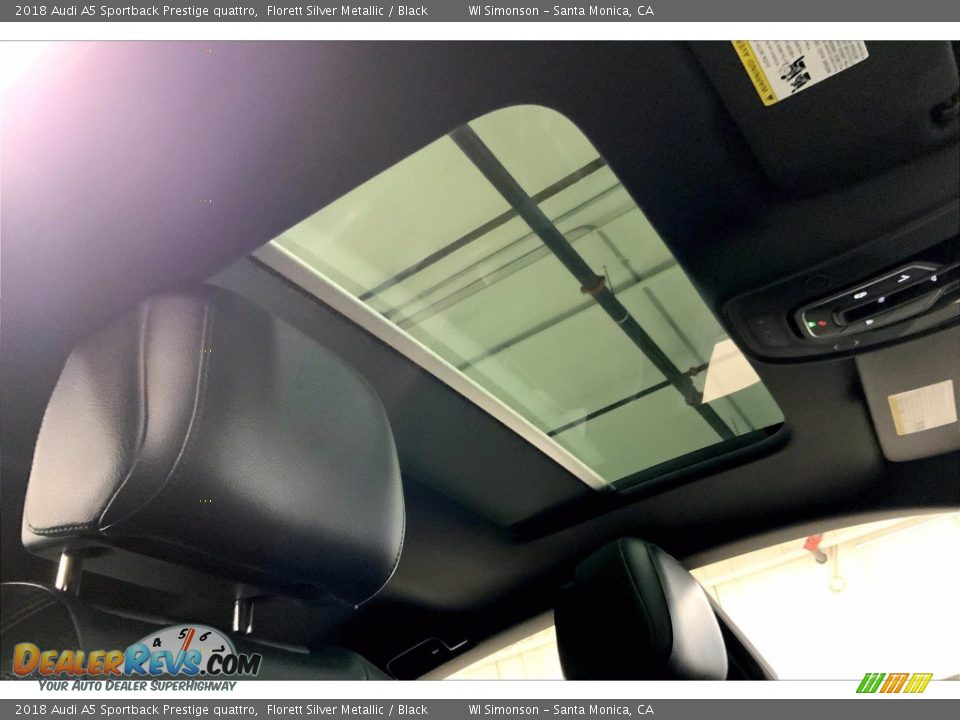 Sunroof of 2018 Audi A5 Sportback Prestige quattro Photo #25