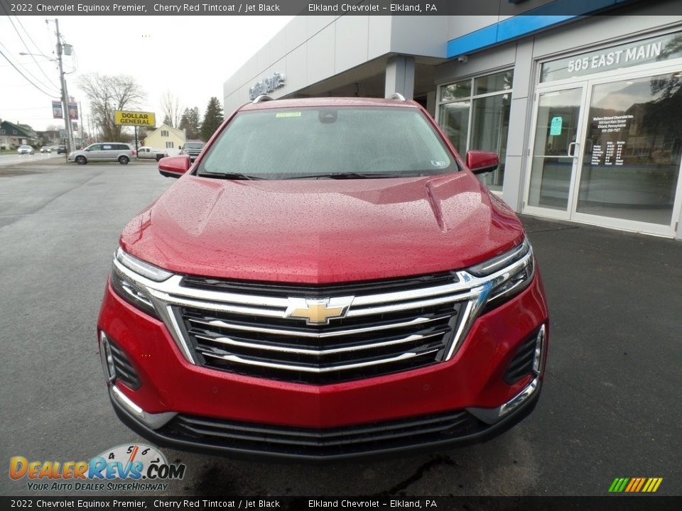 2022 Chevrolet Equinox Premier Cherry Red Tintcoat / Jet Black Photo #3