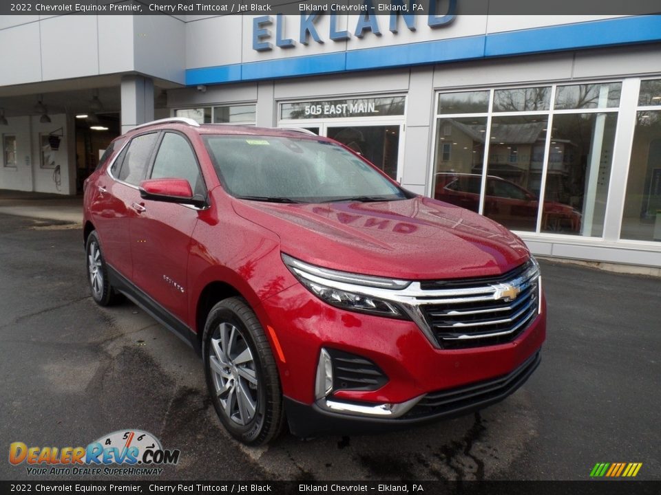 2022 Chevrolet Equinox Premier Cherry Red Tintcoat / Jet Black Photo #4