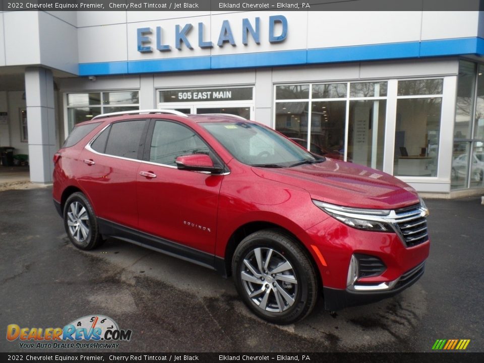 2022 Chevrolet Equinox Premier Cherry Red Tintcoat / Jet Black Photo #5