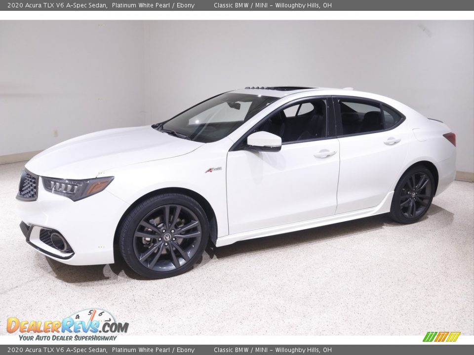 Platinum White Pearl 2020 Acura TLX V6 A-Spec Sedan Photo #3