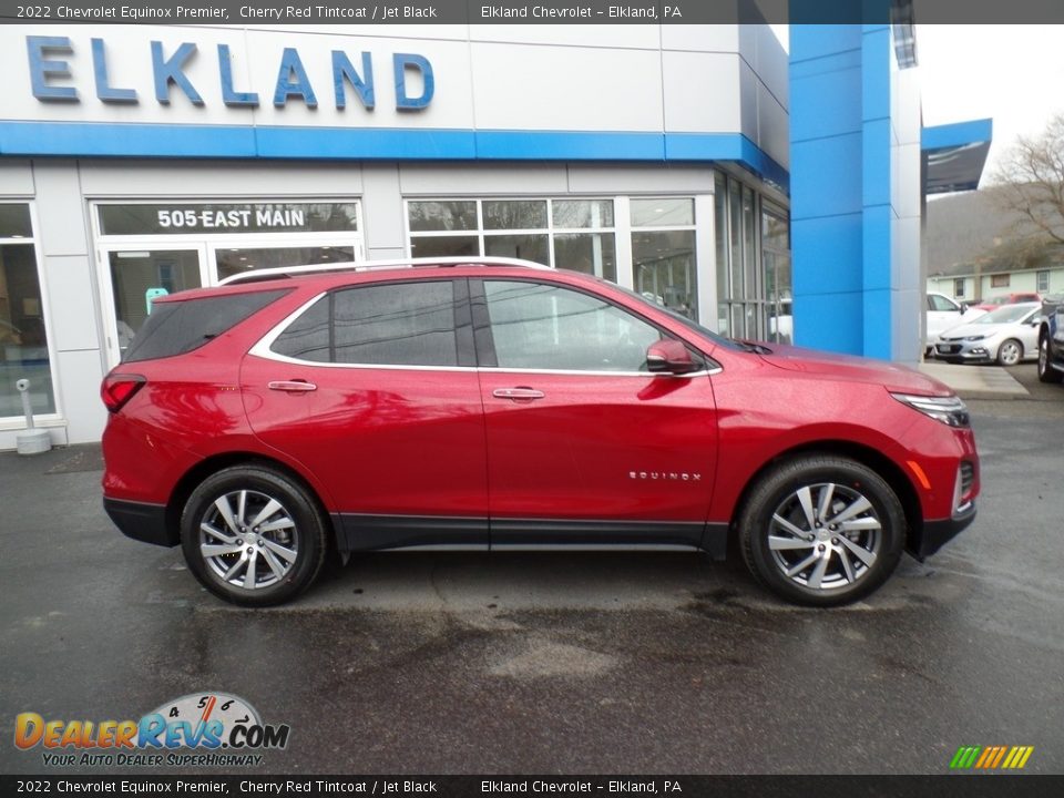 2022 Chevrolet Equinox Premier Cherry Red Tintcoat / Jet Black Photo #6