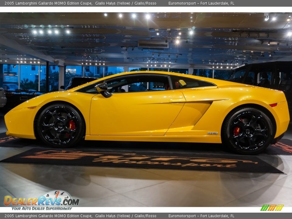 Giallo Halys (Yellow) 2005 Lamborghini Gallardo MOMO Edition Coupe Photo #5