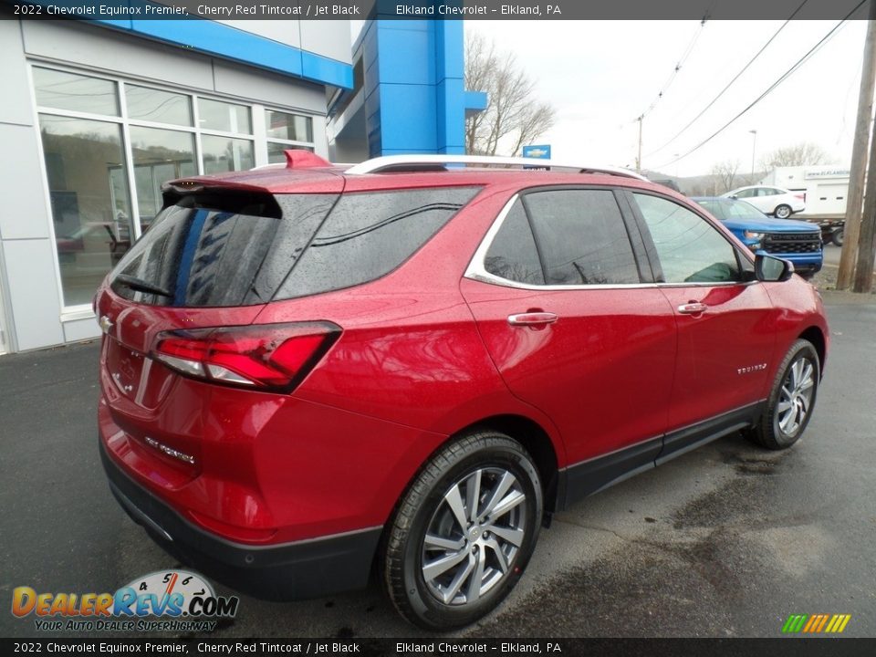 2022 Chevrolet Equinox Premier Cherry Red Tintcoat / Jet Black Photo #7