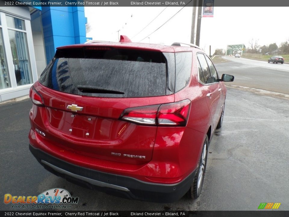 2022 Chevrolet Equinox Premier Cherry Red Tintcoat / Jet Black Photo #8