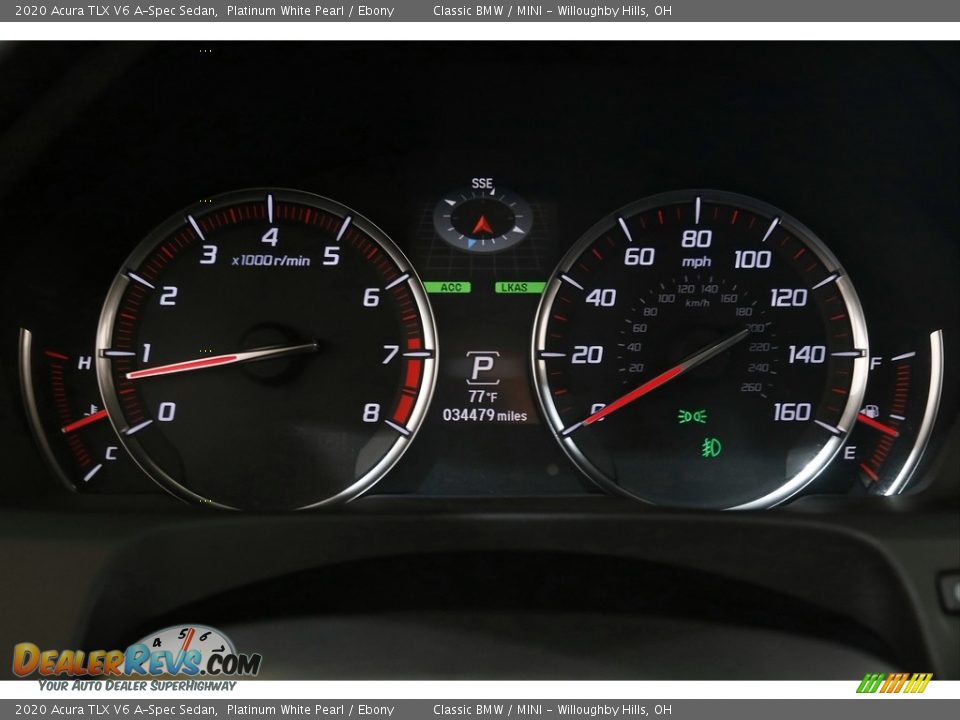 2020 Acura TLX V6 A-Spec Sedan Gauges Photo #8