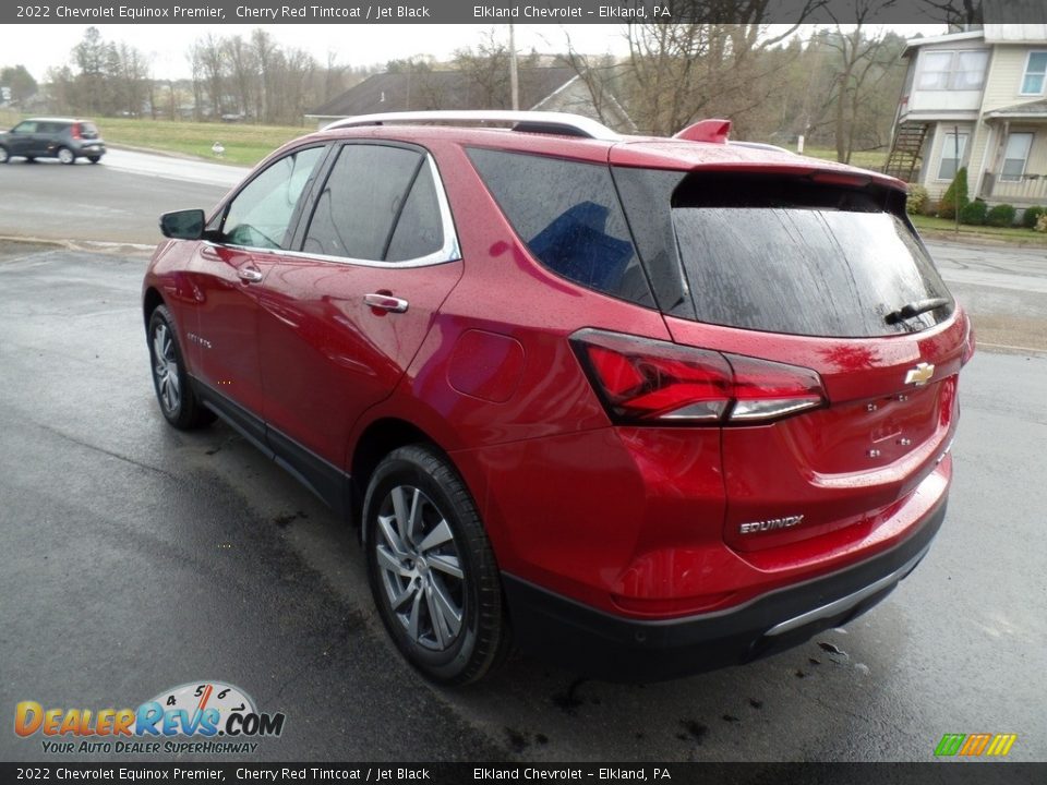 2022 Chevrolet Equinox Premier Cherry Red Tintcoat / Jet Black Photo #10