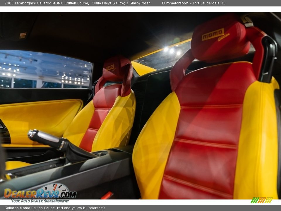 Gallardo Momo Edition Coupe, red and yellow bi-colorseats - 2005 Lamborghini Gallardo