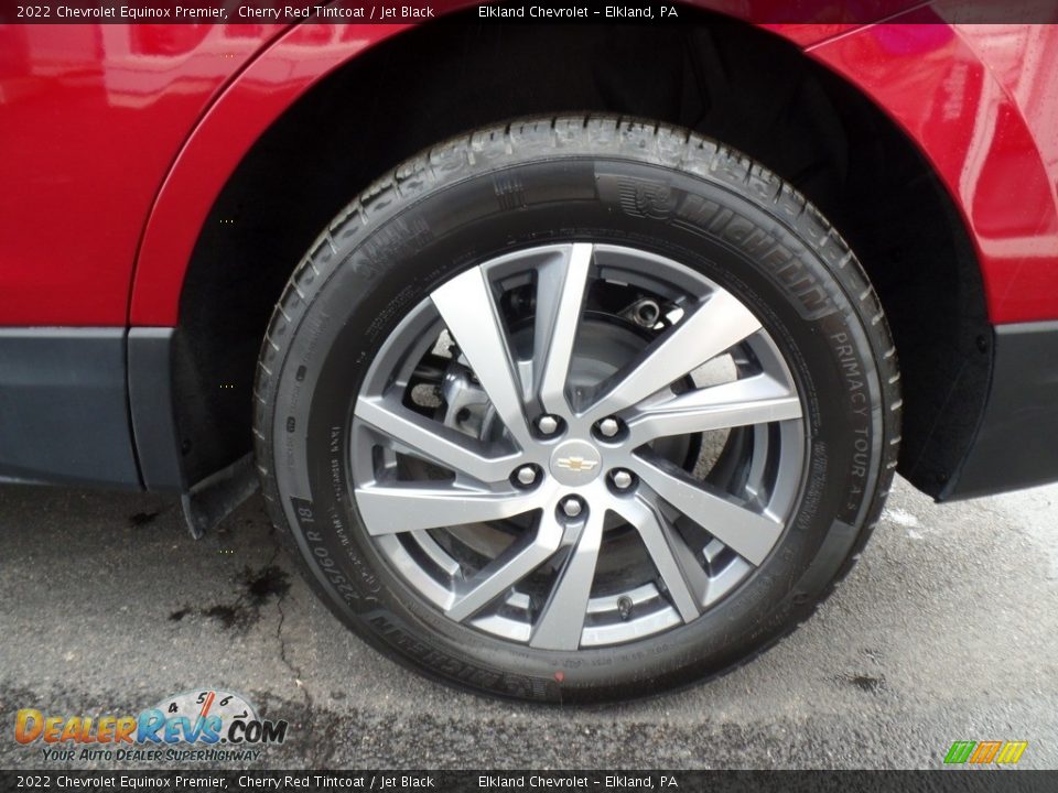 2022 Chevrolet Equinox Premier Cherry Red Tintcoat / Jet Black Photo #11
