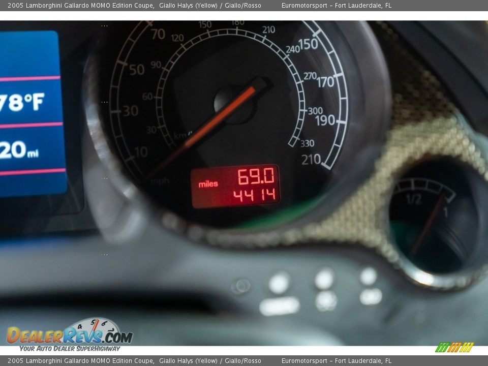 2005 Lamborghini Gallardo MOMO Edition Coupe Gauges Photo #18