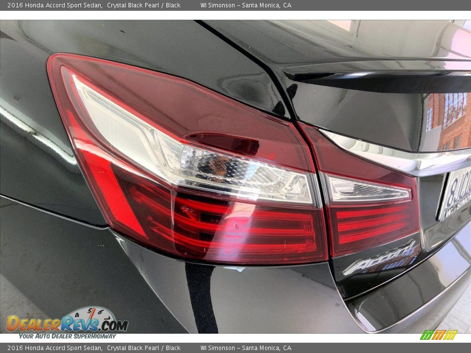 2016 Honda Accord Sport Sedan Crystal Black Pearl / Black Photo #29