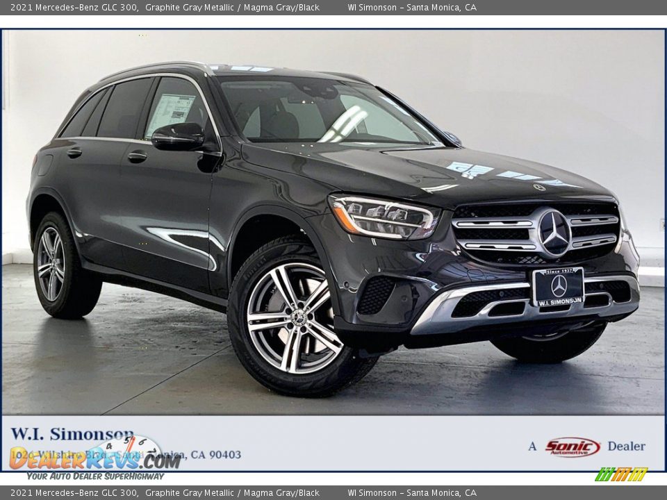 2021 Mercedes-Benz GLC 300 Graphite Gray Metallic / Magma Gray/Black Photo #1