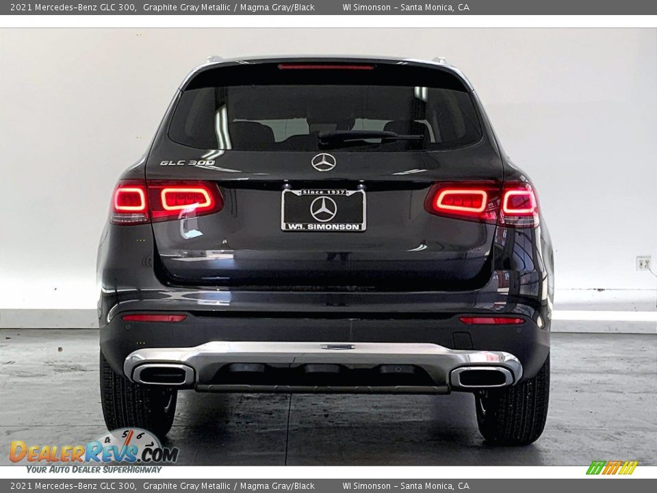 2021 Mercedes-Benz GLC 300 Graphite Gray Metallic / Magma Gray/Black Photo #3