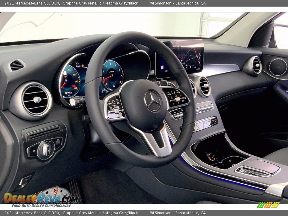 2021 Mercedes-Benz GLC 300 Graphite Gray Metallic / Magma Gray/Black Photo #4