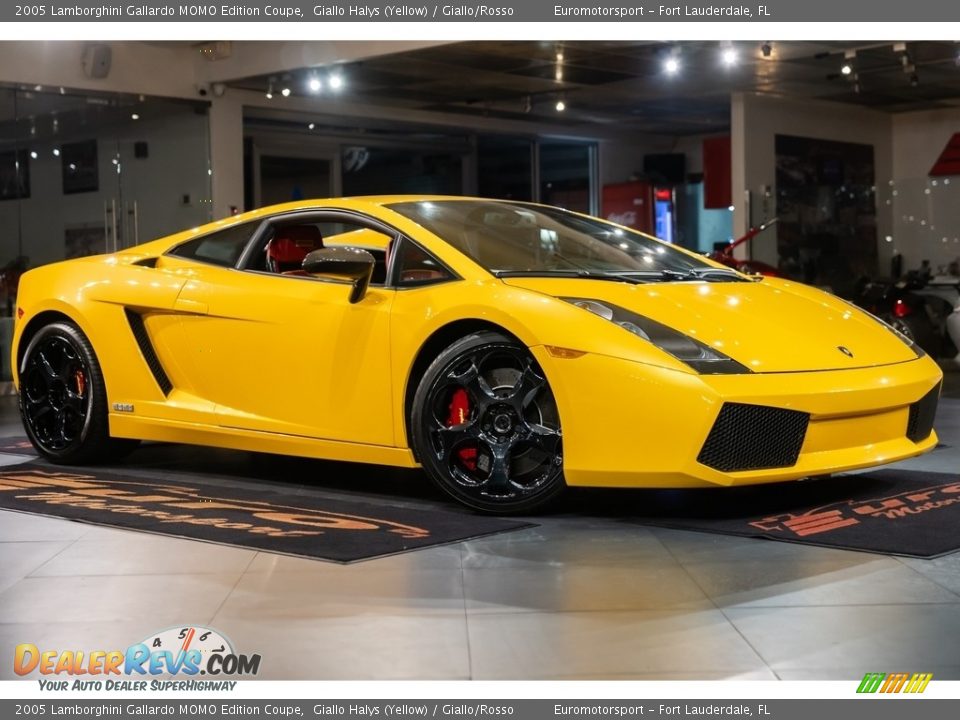 Giallo Halys (Yellow) 2005 Lamborghini Gallardo MOMO Edition Coupe Photo #39