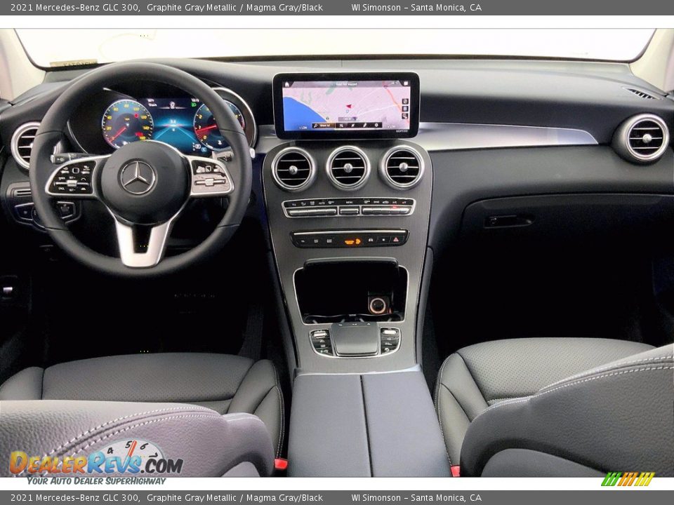 2021 Mercedes-Benz GLC 300 Graphite Gray Metallic / Magma Gray/Black Photo #6