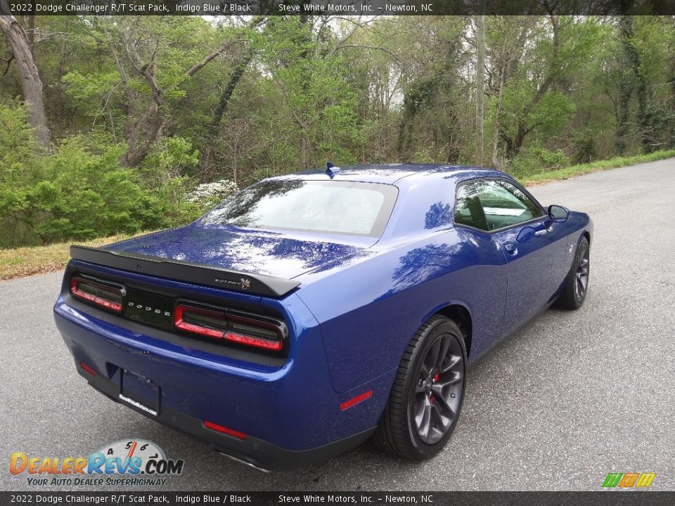 2022 Dodge Challenger R/T Scat Pack Indigo Blue / Black Photo #6