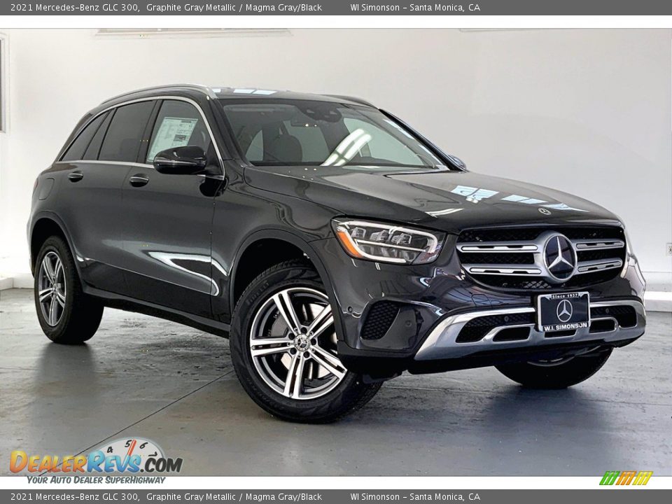 2021 Mercedes-Benz GLC 300 Graphite Gray Metallic / Magma Gray/Black Photo #12