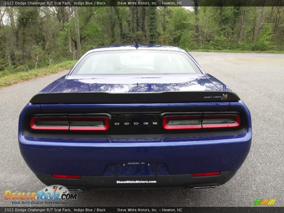 2022 Dodge Challenger R/T Scat Pack Indigo Blue / Black Photo #7