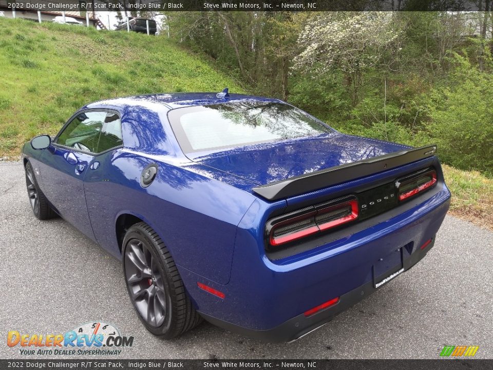 2022 Dodge Challenger R/T Scat Pack Indigo Blue / Black Photo #8