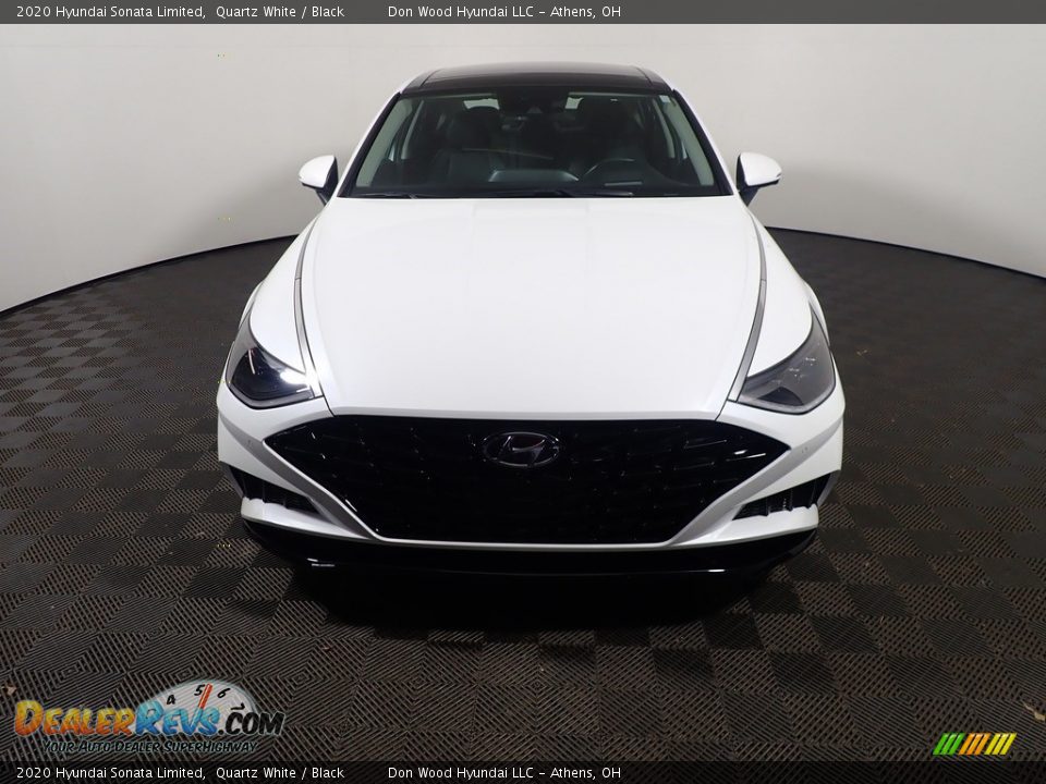 2020 Hyundai Sonata Limited Quartz White / Black Photo #8