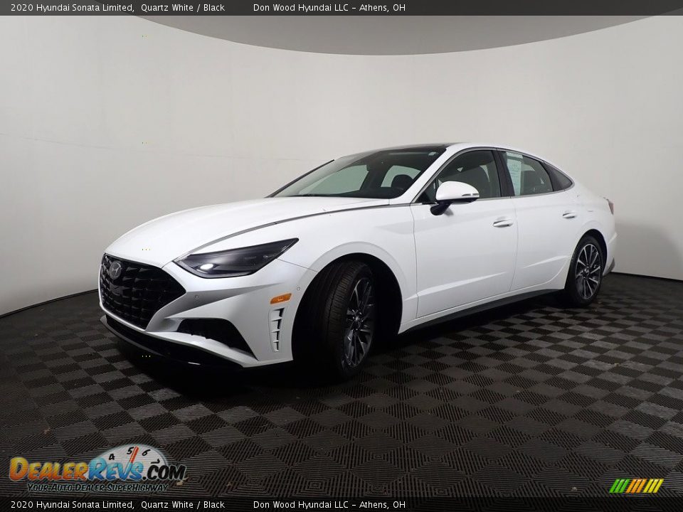 2020 Hyundai Sonata Limited Quartz White / Black Photo #11