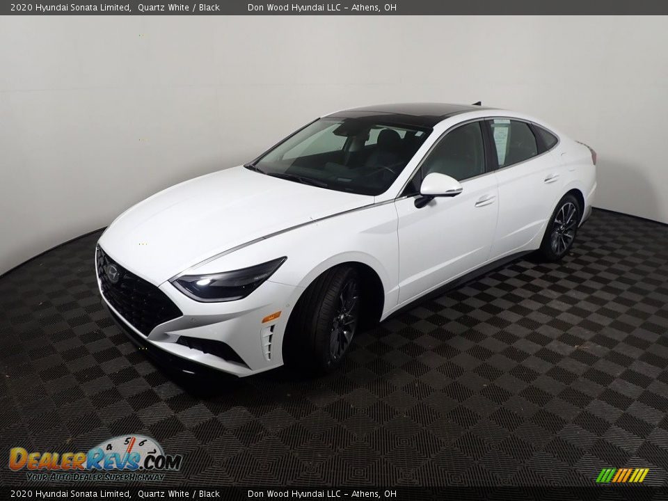 2020 Hyundai Sonata Limited Quartz White / Black Photo #12