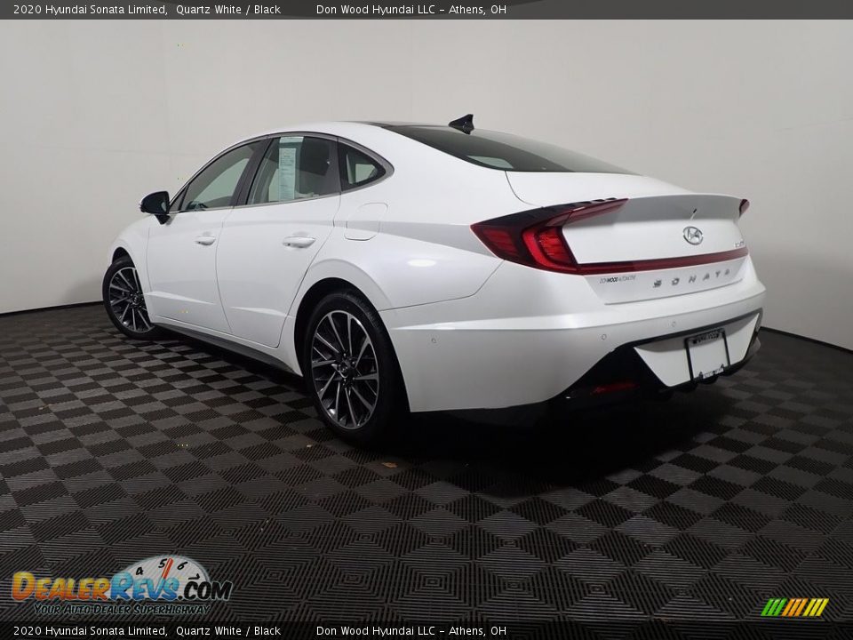 2020 Hyundai Sonata Limited Quartz White / Black Photo #14